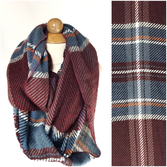 Accessories - Drape infinity scarf.